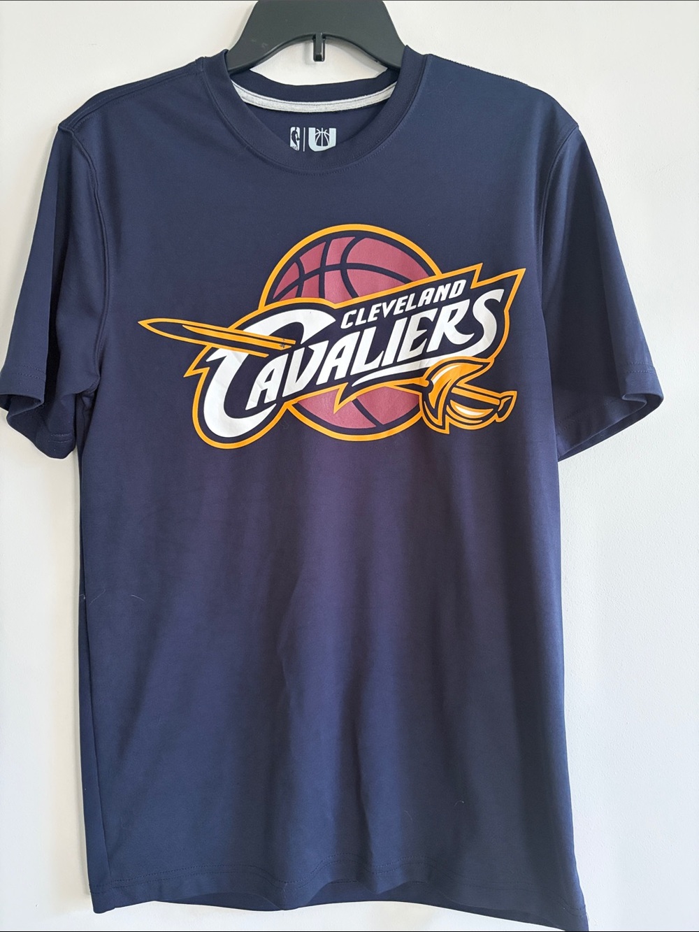 NBA Cleveland Cavaliers Navy Short Sleeve Logo Tee